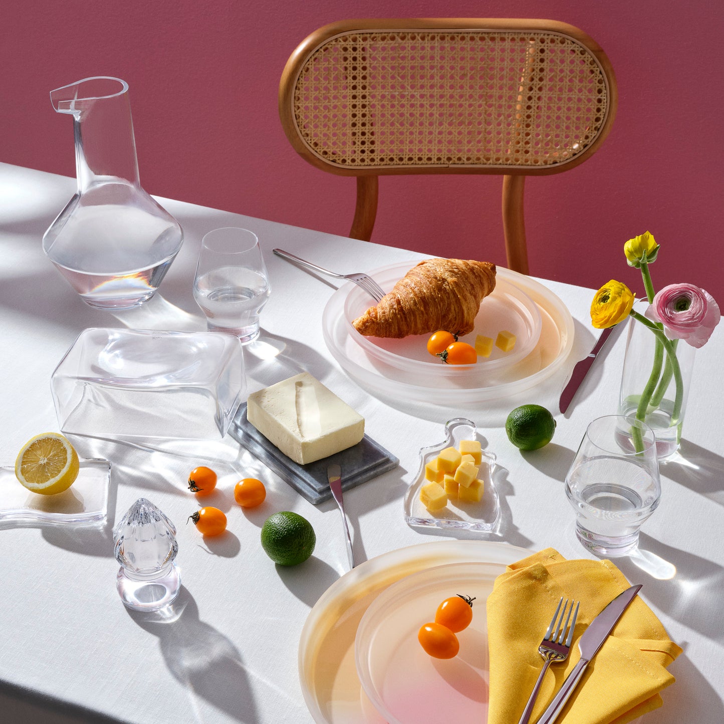 Amour Set of 2 serving plates