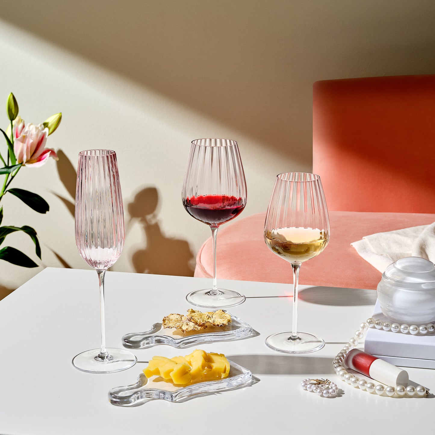 Amour Set of 2 serving plates
