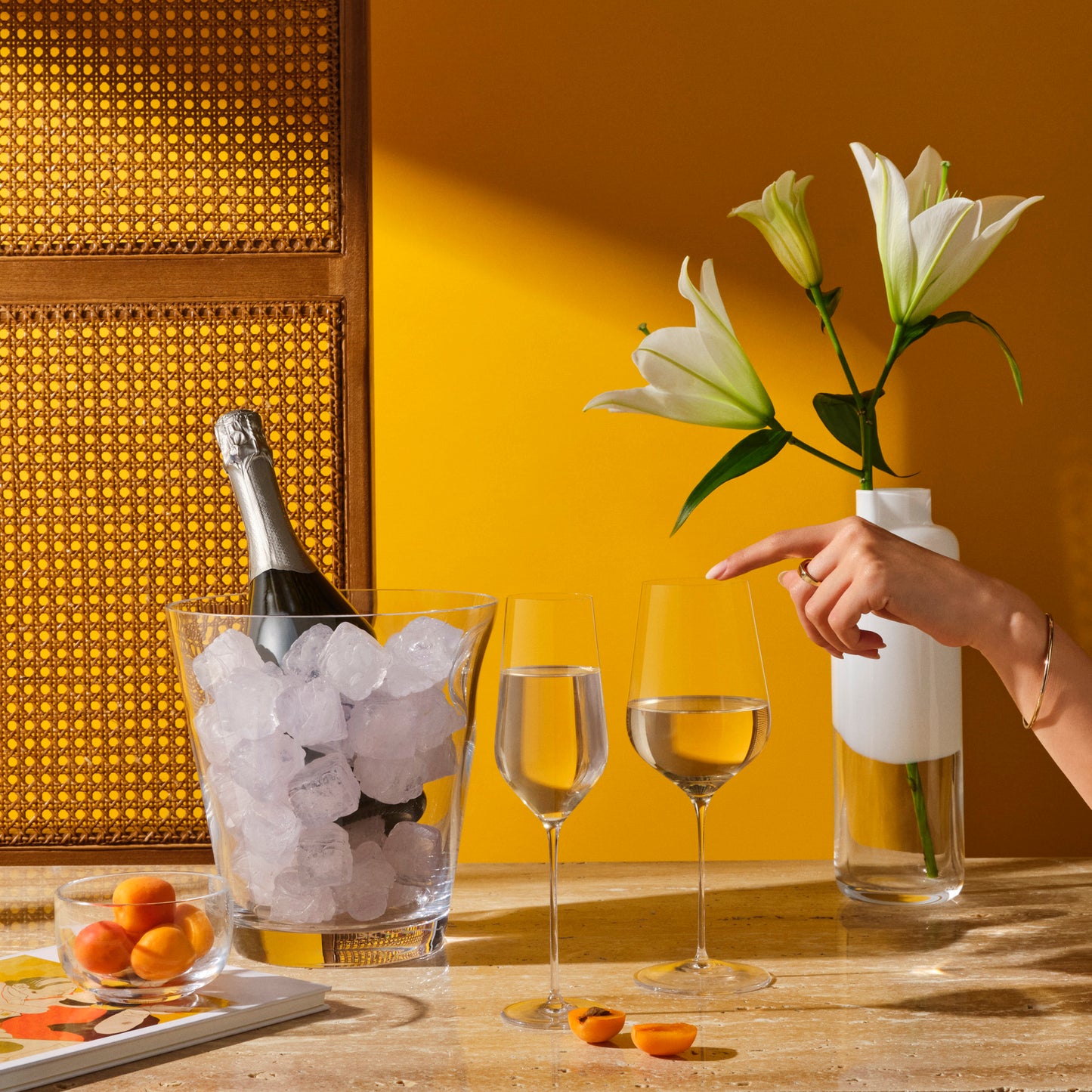 Stem Zero Trio set of 2 Champagne Glasses