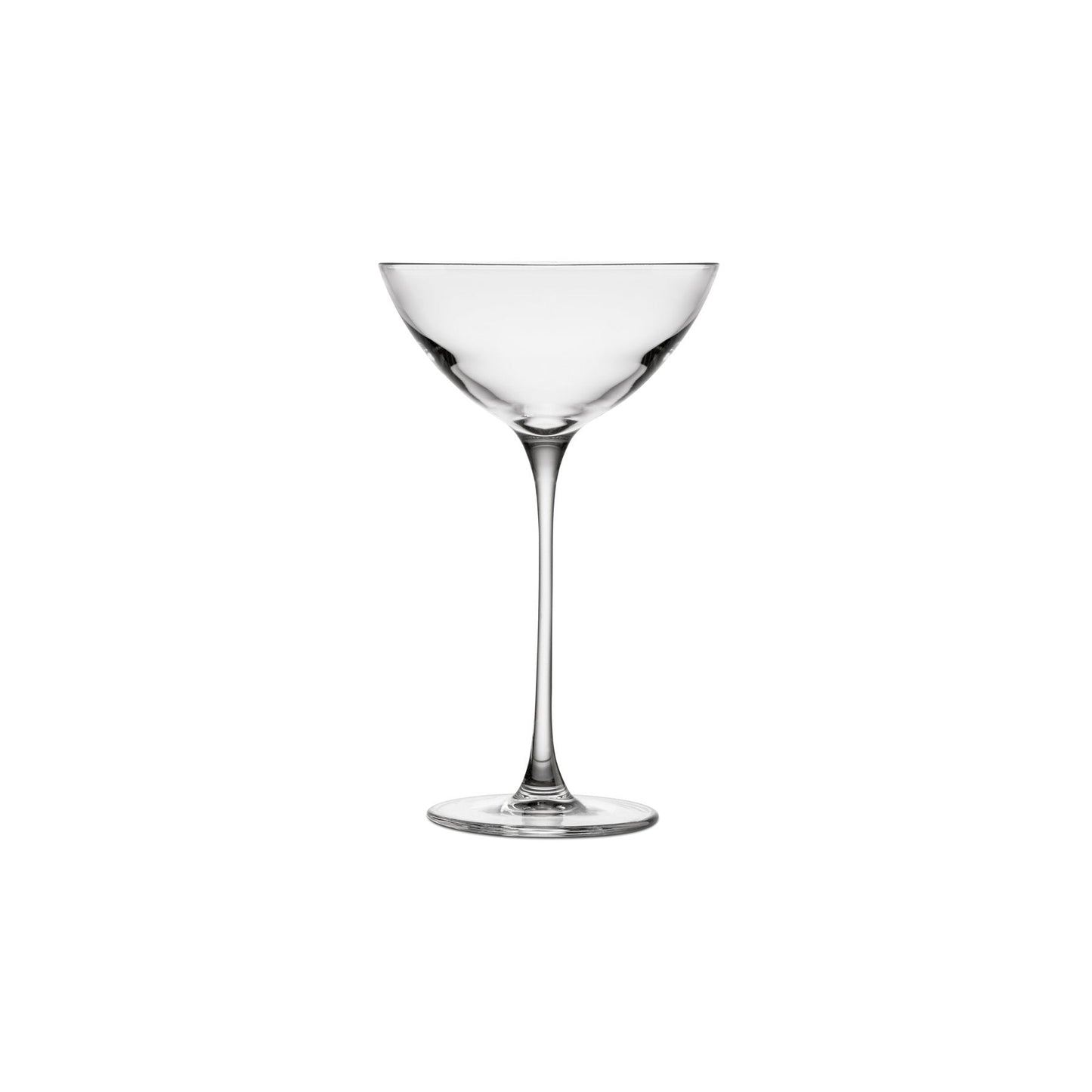 NUDE Savage coupetini glass designed by Remy Savage in a clear shot