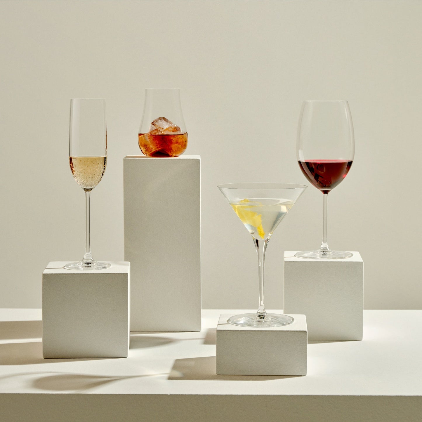 Vintage Set of 6 Martini Glasses 290cc