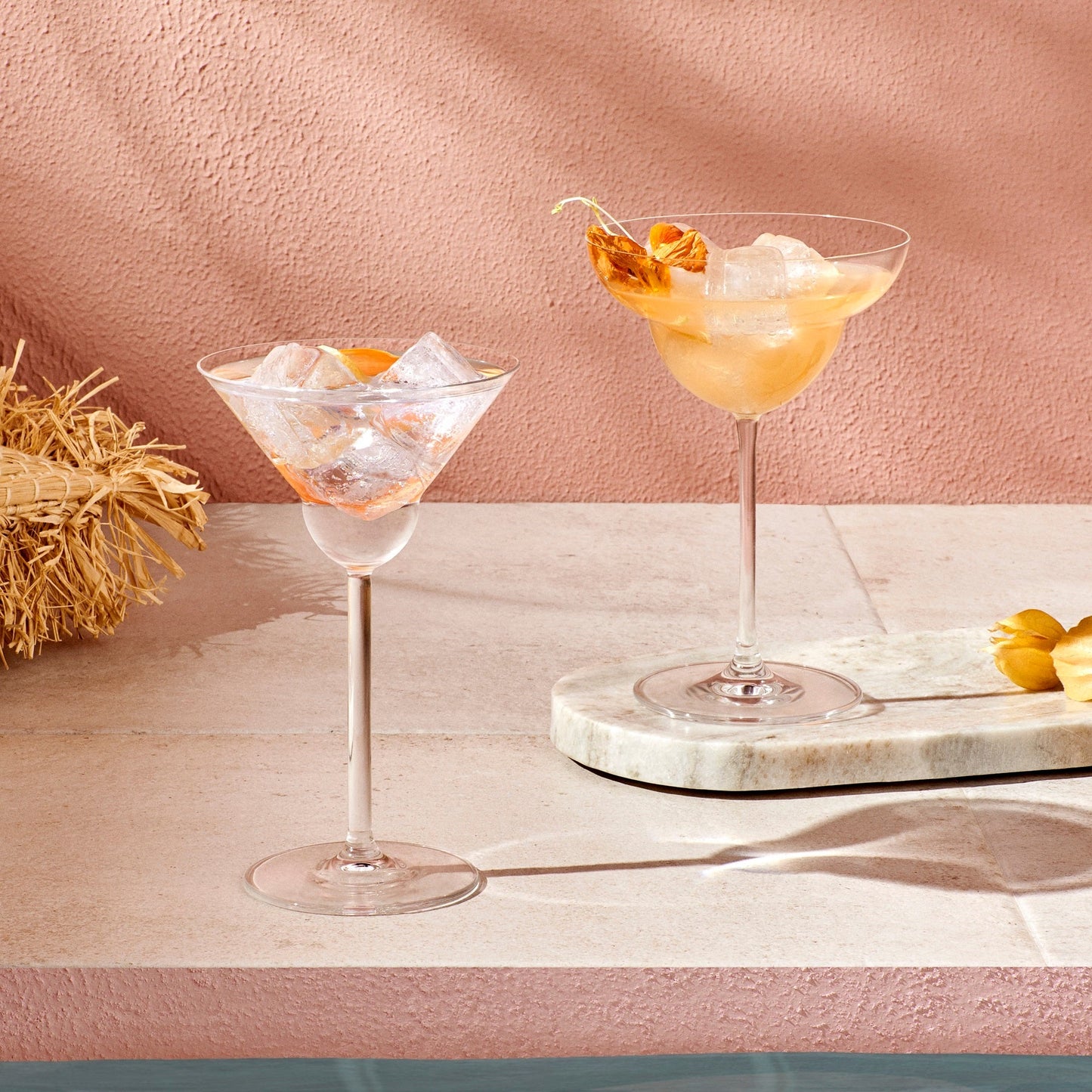 Vintage Set of 6 Margarita Glasses 400cc