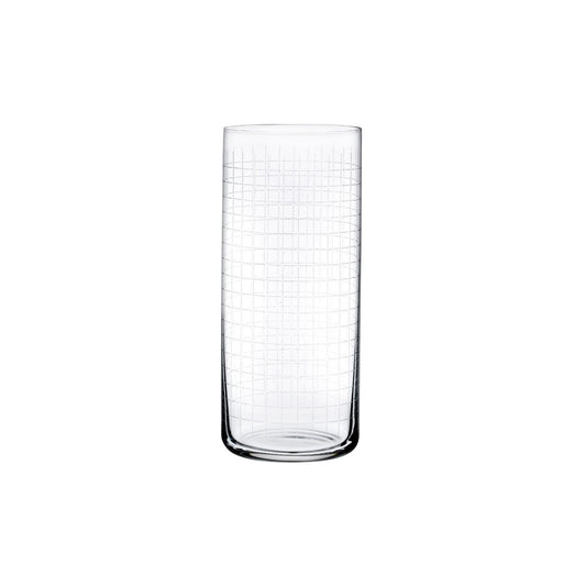 Finesse Grid Set of 4 High Ball Glasses