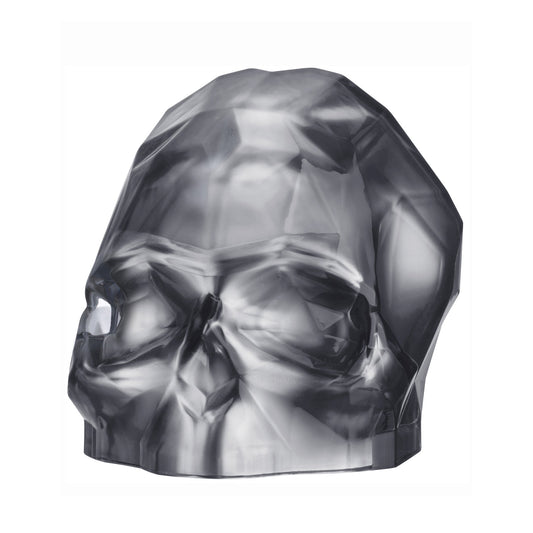 Memento Mori Faceted Skull Silver Large