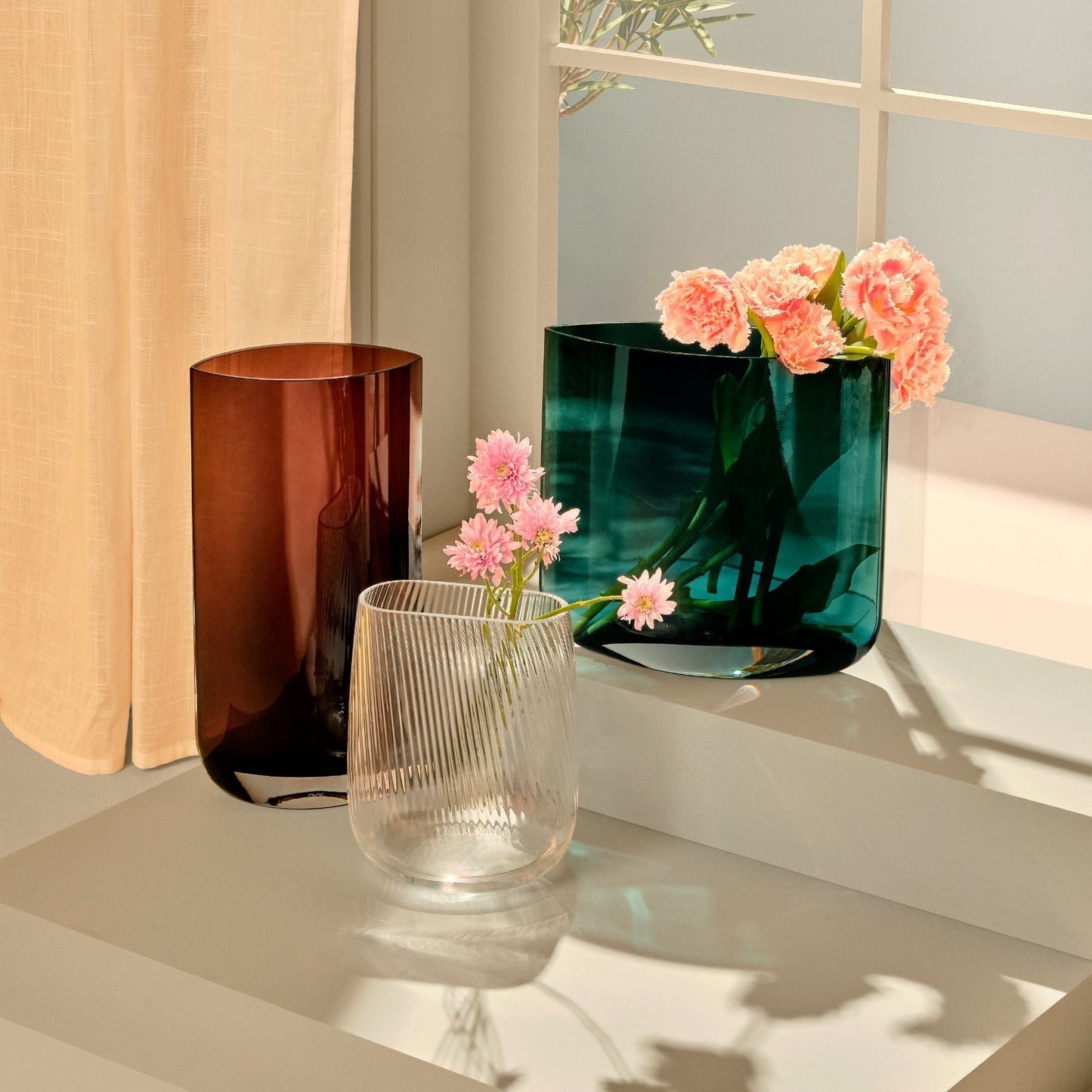 Blade Vase Tall Clear