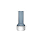 Contour Bud vase Steel Blue