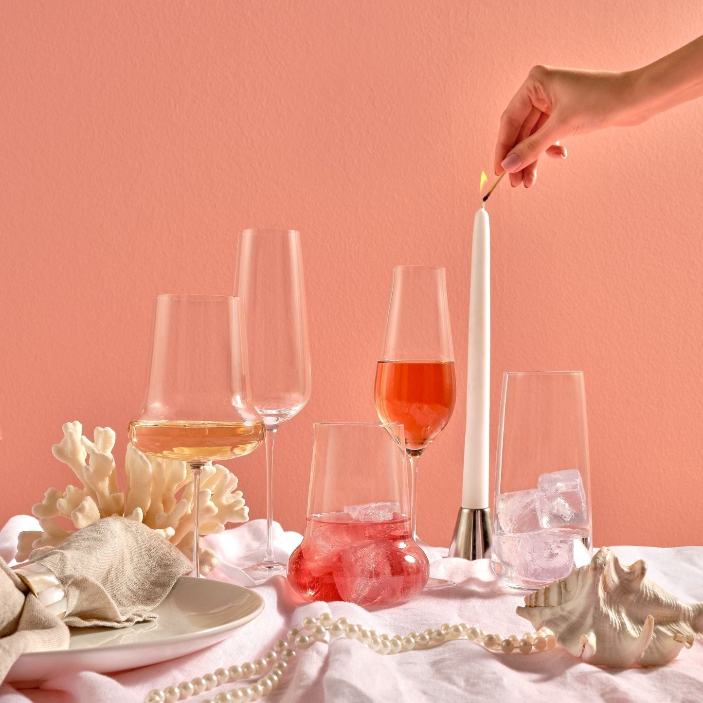 Mirage Set of 6 High Ball Glasses