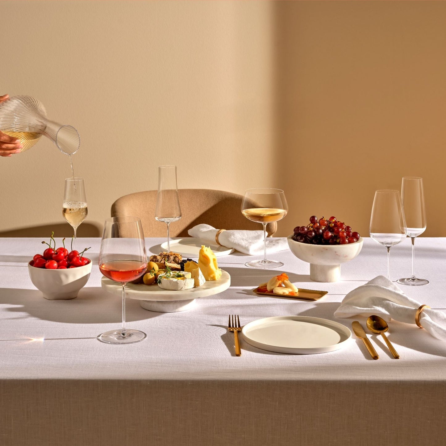 Stem Zero Set of 2 Volcano Champagne Glasses