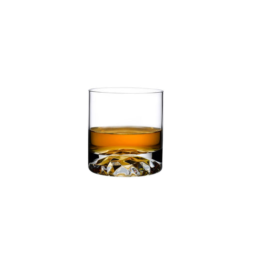 Club Set of 4 Whisky Glasses with Ripple Effect