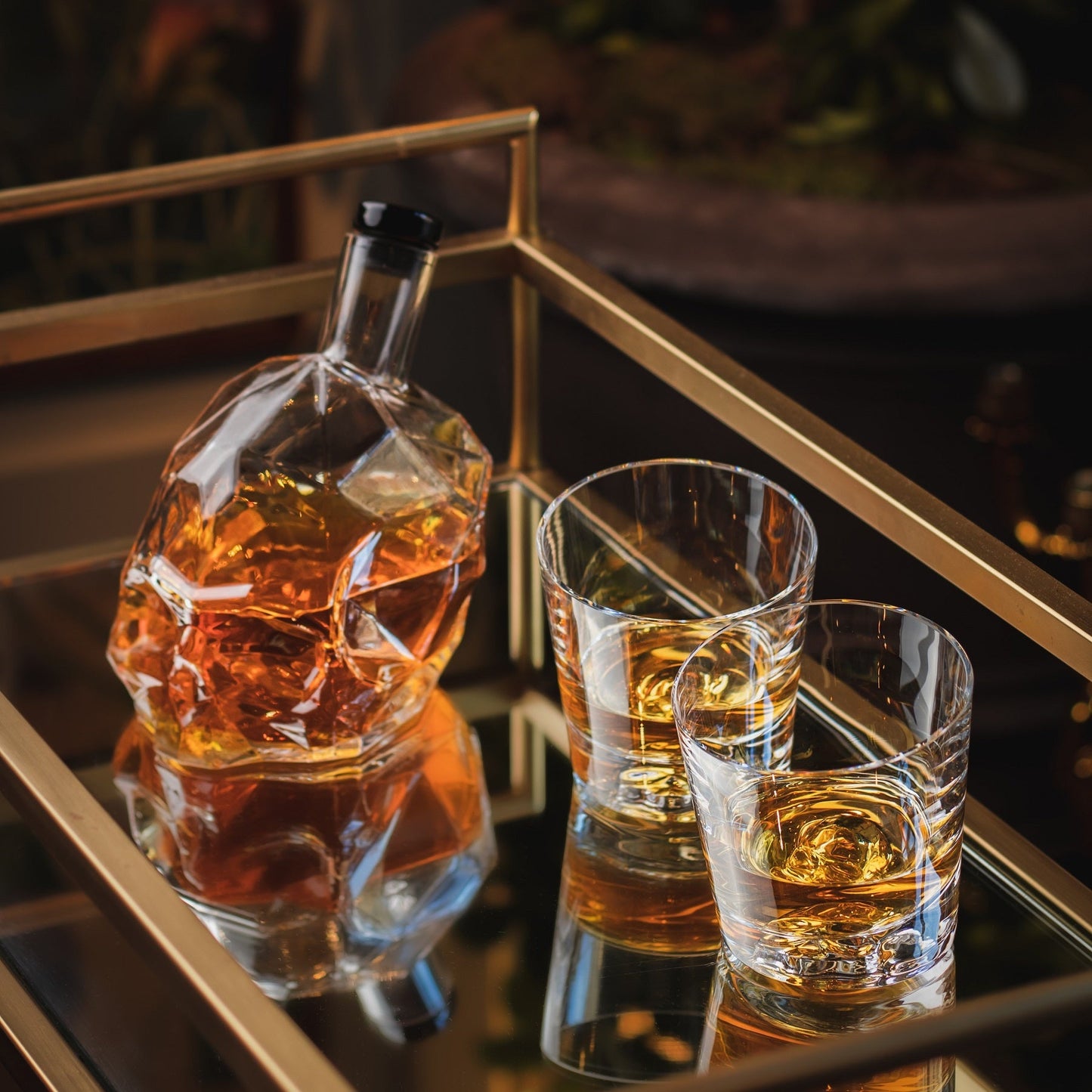 Memento Mori Whisky Bottle