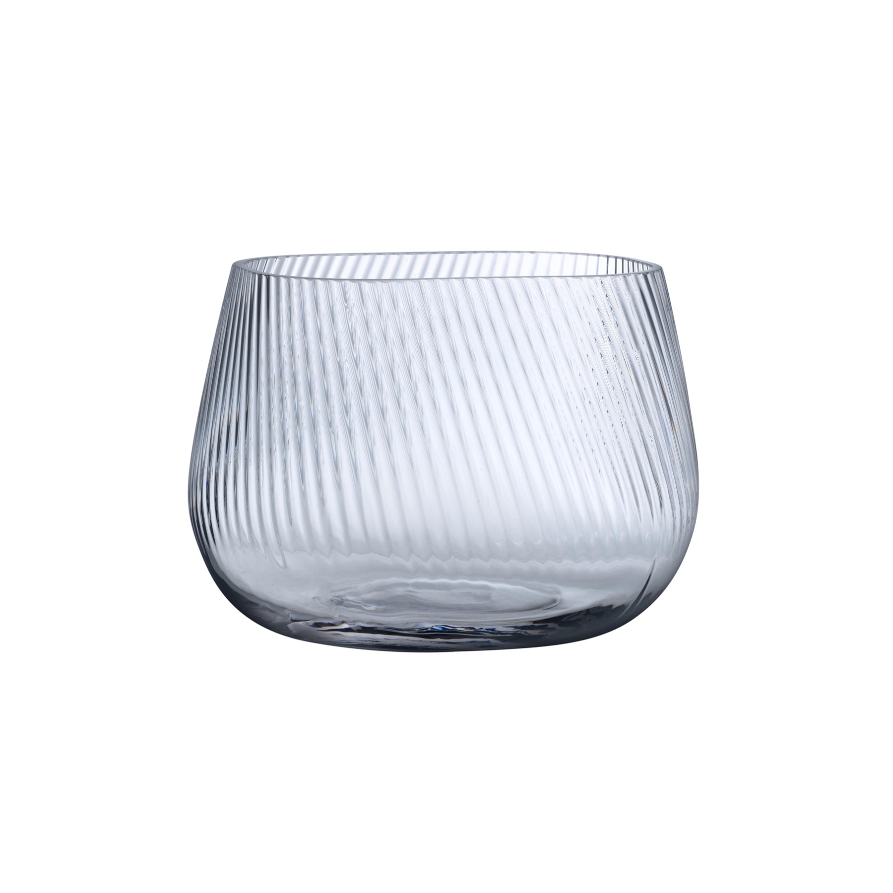 Nude Opti vase medium by Defne Koz in clear
