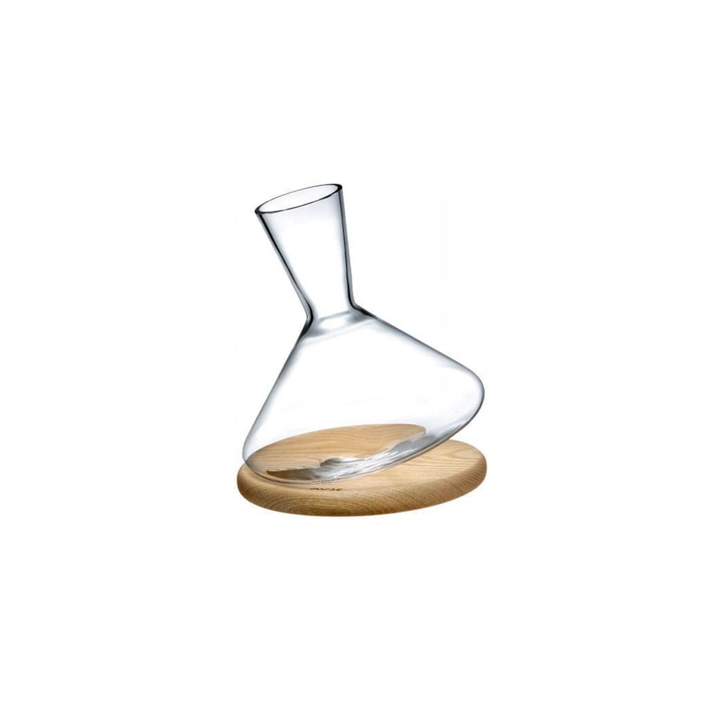 Balance Wine Decanter With Wooden Base