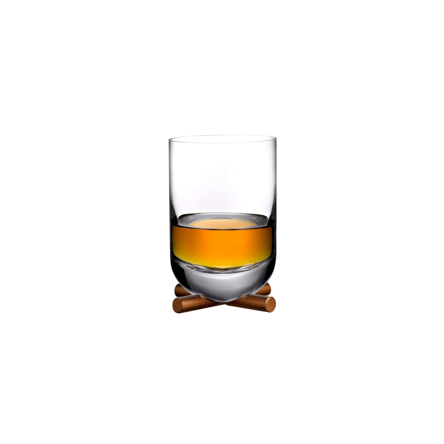Camp Whisky DOF Glass With Brass Base