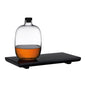 Malt Whiskey Bottle with Wooden Tray