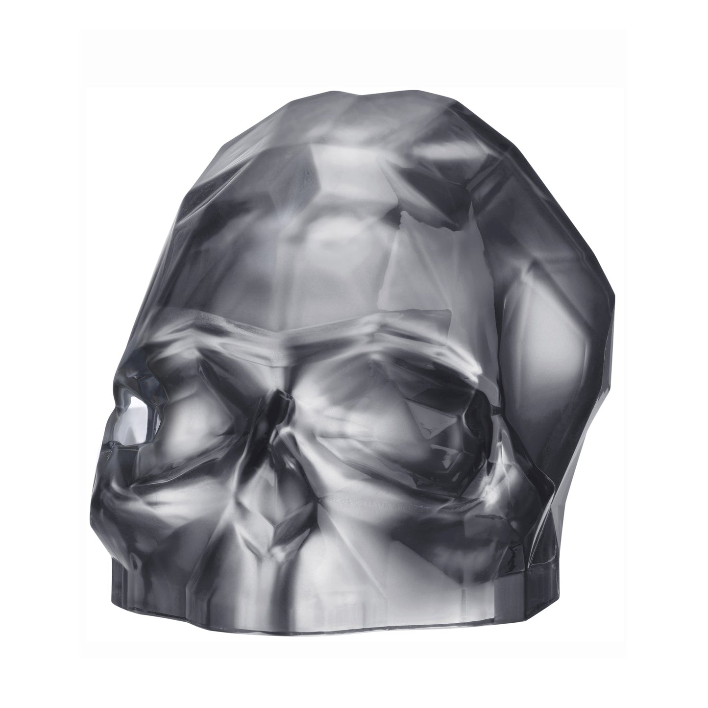 Memento Mori Faceted Skull Silver Large