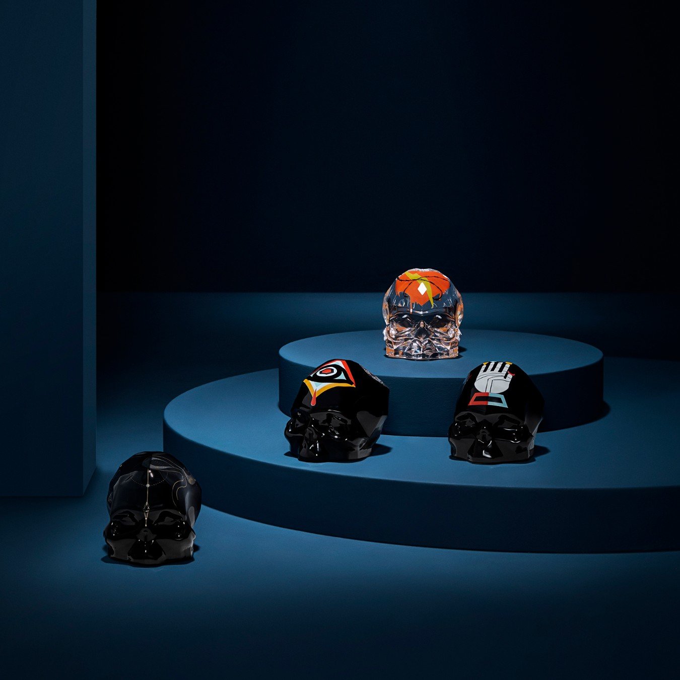 Memento Mori Rock & Pop Faceted Skull Small by Luca Font